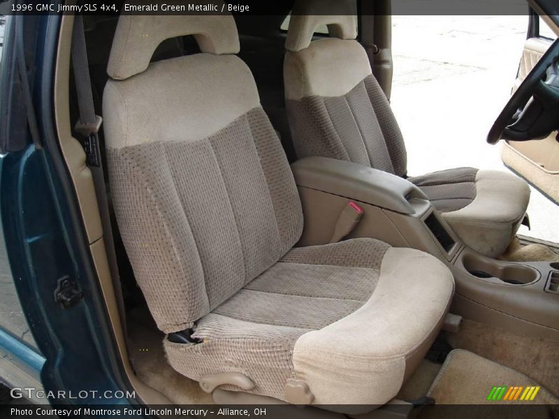 Emerald Green Metallic / Beige 1996 GMC Jimmy SLS 4x4