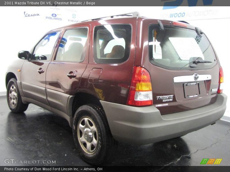 Chestnut Metallic / Beige 2001 Mazda Tribute DX V6