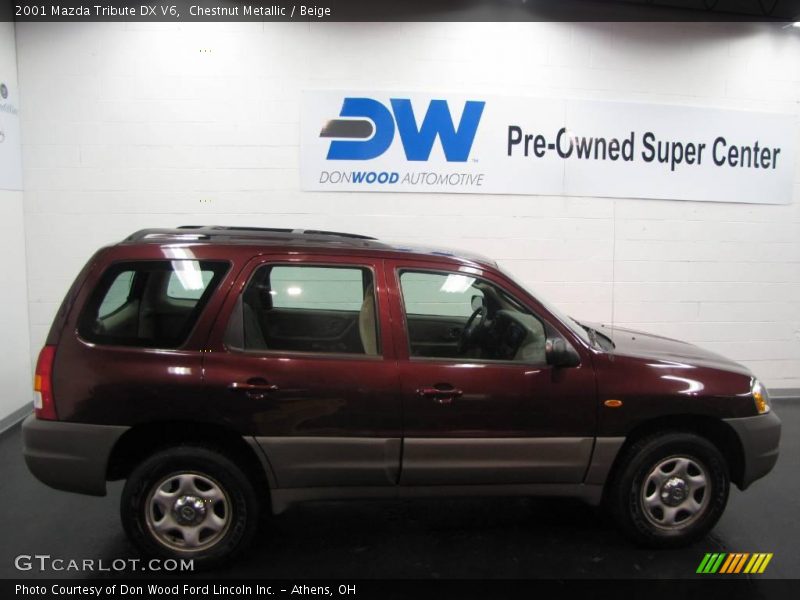 Chestnut Metallic / Beige 2001 Mazda Tribute DX V6