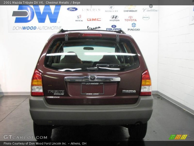 Chestnut Metallic / Beige 2001 Mazda Tribute DX V6