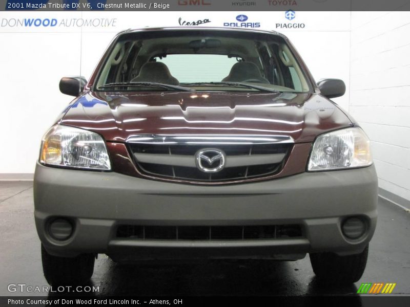 Chestnut Metallic / Beige 2001 Mazda Tribute DX V6