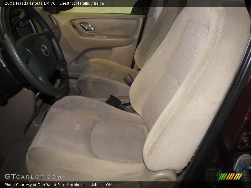 Chestnut Metallic / Beige 2001 Mazda Tribute DX V6