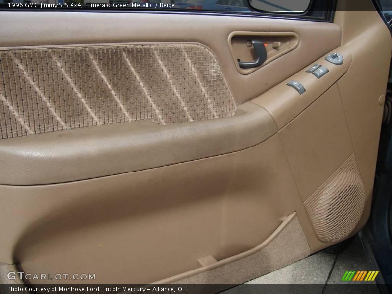 Emerald Green Metallic / Beige 1996 GMC Jimmy SLS 4x4