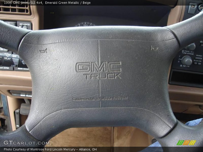 Emerald Green Metallic / Beige 1996 GMC Jimmy SLS 4x4