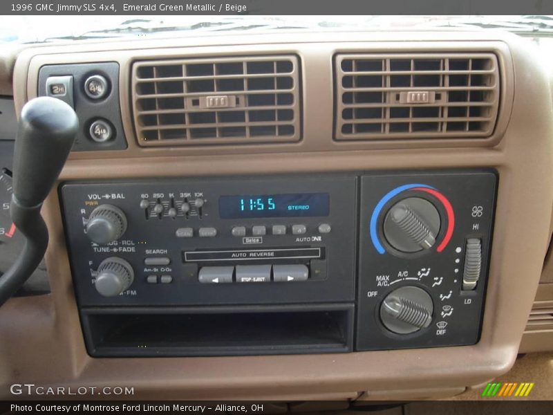 Emerald Green Metallic / Beige 1996 GMC Jimmy SLS 4x4