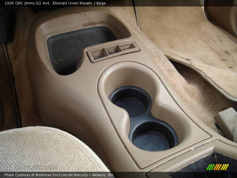 Emerald Green Metallic / Beige 1996 GMC Jimmy SLS 4x4