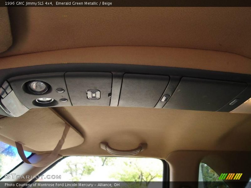 Emerald Green Metallic / Beige 1996 GMC Jimmy SLS 4x4