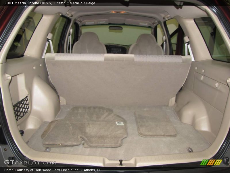 Chestnut Metallic / Beige 2001 Mazda Tribute DX V6