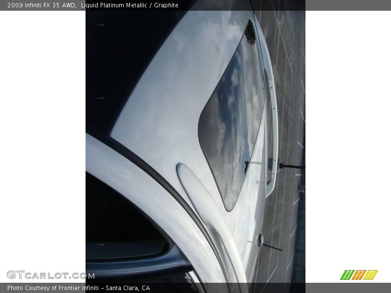 Liquid Platinum Metallic / Graphite 2009 Infiniti FX 35 AWD