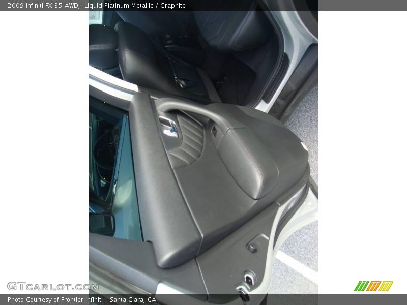 Liquid Platinum Metallic / Graphite 2009 Infiniti FX 35 AWD