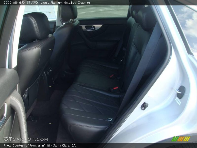 Liquid Platinum Metallic / Graphite 2009 Infiniti FX 35 AWD