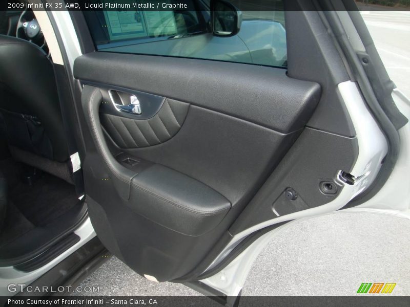 Liquid Platinum Metallic / Graphite 2009 Infiniti FX 35 AWD
