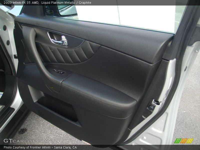 Liquid Platinum Metallic / Graphite 2009 Infiniti FX 35 AWD