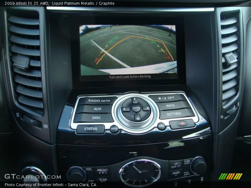Liquid Platinum Metallic / Graphite 2009 Infiniti FX 35 AWD