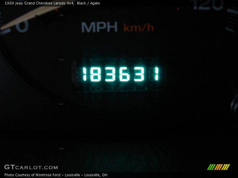 Black / Agate 1999 Jeep Grand Cherokee Laredo 4x4