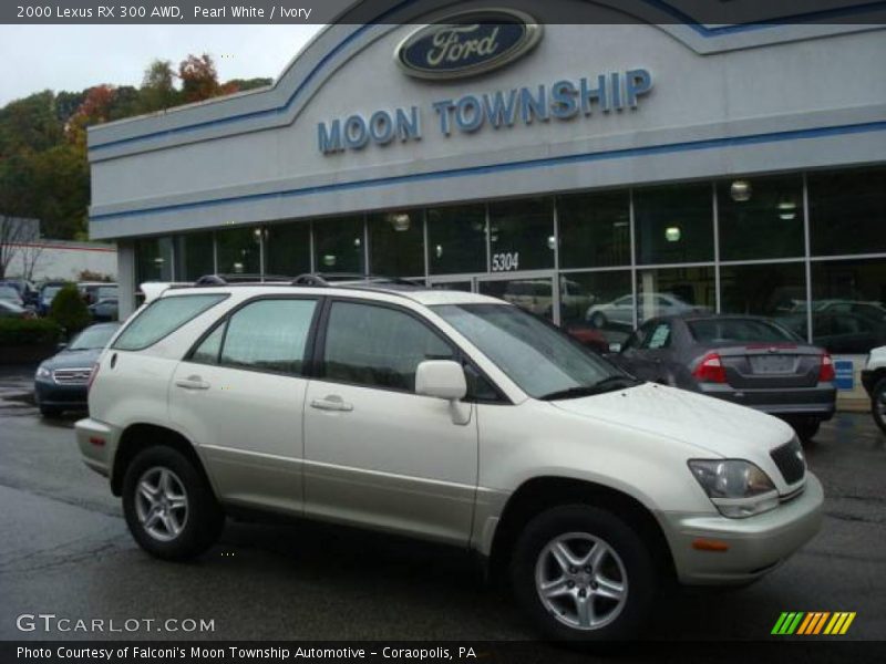 Pearl White / Ivory 2000 Lexus RX 300 AWD