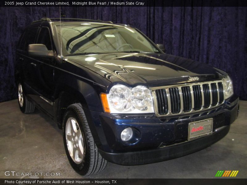Midnight Blue Pearl / Medium Slate Gray 2005 Jeep Grand Cherokee Limited