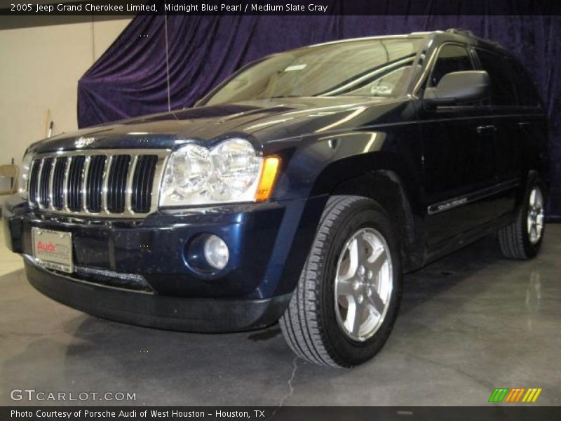 Midnight Blue Pearl / Medium Slate Gray 2005 Jeep Grand Cherokee Limited