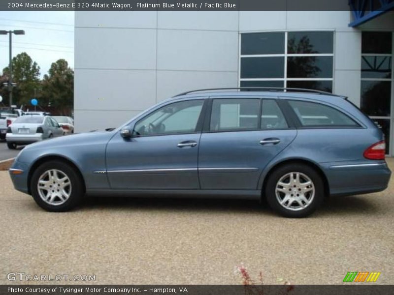 Platinum Blue Metallic / Pacific Blue 2004 Mercedes-Benz E 320 4Matic Wagon