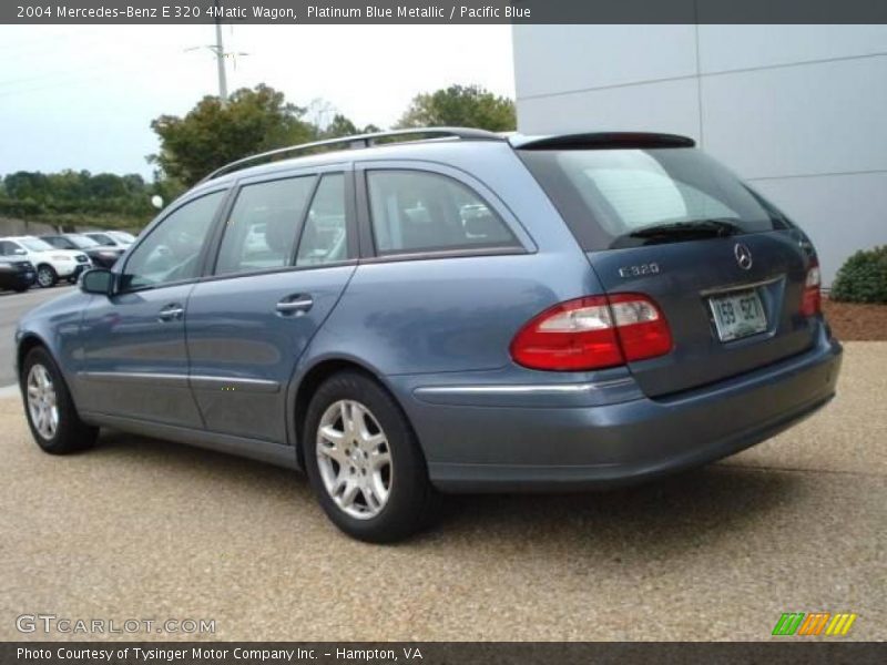 Platinum Blue Metallic / Pacific Blue 2004 Mercedes-Benz E 320 4Matic Wagon