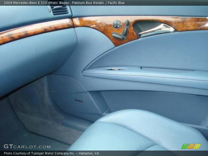 Platinum Blue Metallic / Pacific Blue 2004 Mercedes-Benz E 320 4Matic Wagon