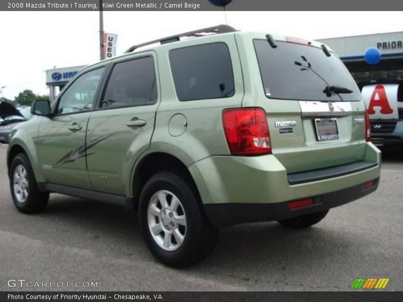 Kiwi Green Metallic / Camel Beige 2008 Mazda Tribute i Touring