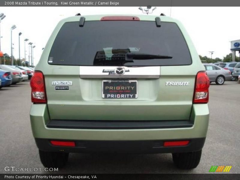 Kiwi Green Metallic / Camel Beige 2008 Mazda Tribute i Touring