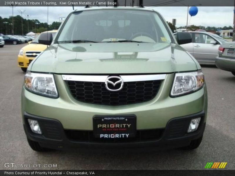Kiwi Green Metallic / Camel Beige 2008 Mazda Tribute i Touring