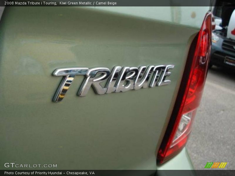 Kiwi Green Metallic / Camel Beige 2008 Mazda Tribute i Touring