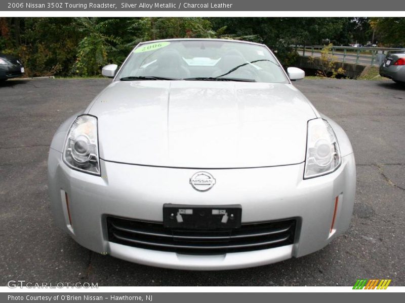 Silver Alloy Metallic / Charcoal Leather 2006 Nissan 350Z Touring Roadster