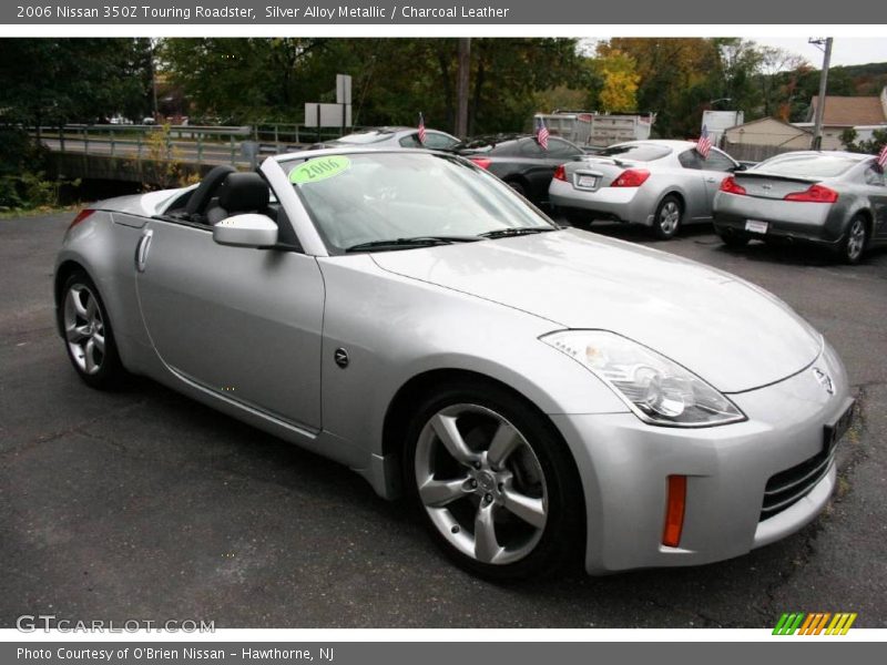 Silver Alloy Metallic / Charcoal Leather 2006 Nissan 350Z Touring Roadster