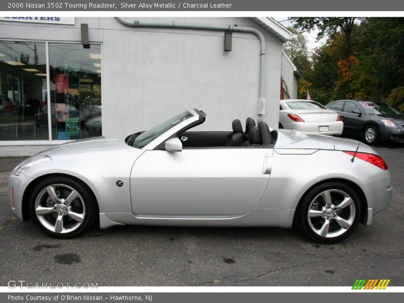 Silver Alloy Metallic / Charcoal Leather 2006 Nissan 350Z Touring Roadster