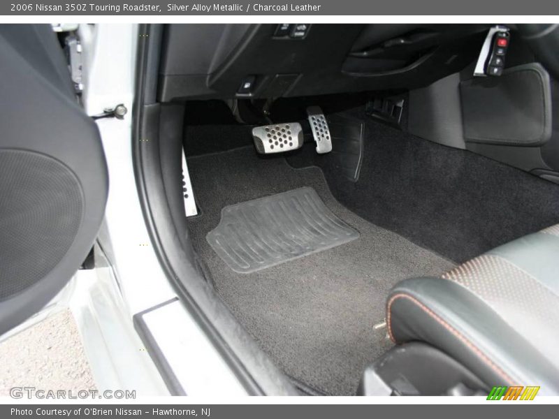 Silver Alloy Metallic / Charcoal Leather 2006 Nissan 350Z Touring Roadster