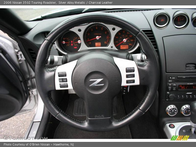 Silver Alloy Metallic / Charcoal Leather 2006 Nissan 350Z Touring Roadster