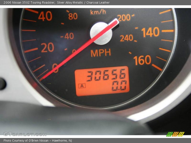 Silver Alloy Metallic / Charcoal Leather 2006 Nissan 350Z Touring Roadster