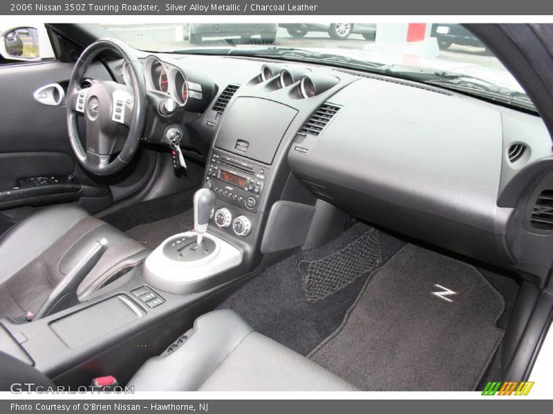 Silver Alloy Metallic / Charcoal Leather 2006 Nissan 350Z Touring Roadster