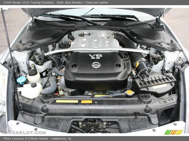 Silver Alloy Metallic / Charcoal Leather 2006 Nissan 350Z Touring Roadster