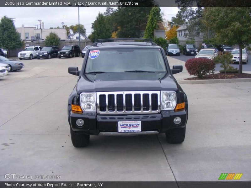 Black / Dark Khaki/Light Graystone 2006 Jeep Commander Limited 4x4