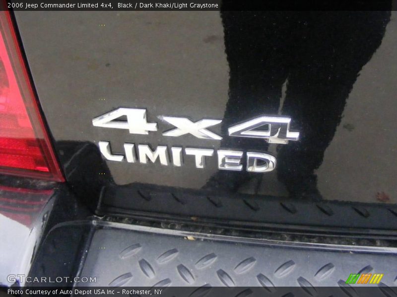 Black / Dark Khaki/Light Graystone 2006 Jeep Commander Limited 4x4