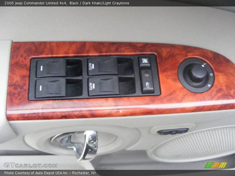 Black / Dark Khaki/Light Graystone 2006 Jeep Commander Limited 4x4
