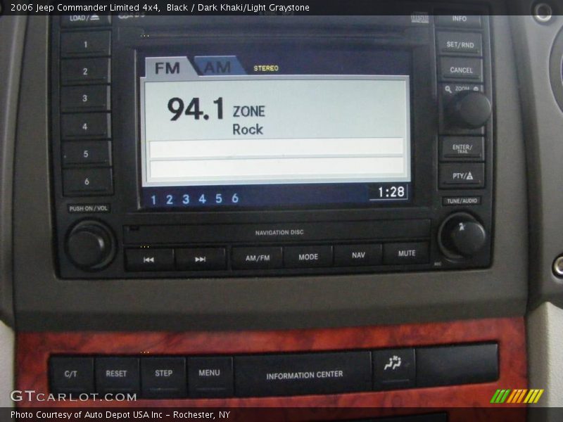 Black / Dark Khaki/Light Graystone 2006 Jeep Commander Limited 4x4