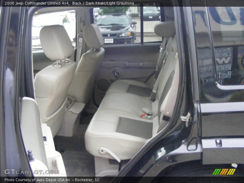 Black / Dark Khaki/Light Graystone 2006 Jeep Commander Limited 4x4