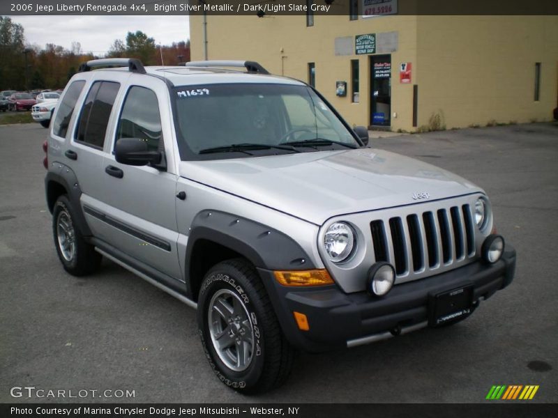 Bright Silver Metallic / Dark/Light Slate Gray 2006 Jeep Liberty Renegade 4x4