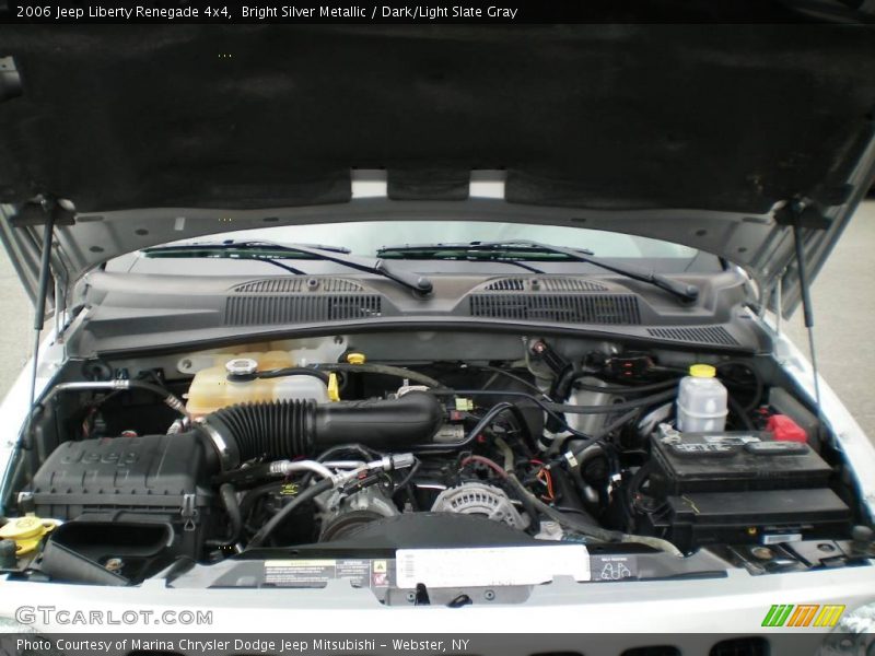Bright Silver Metallic / Dark/Light Slate Gray 2006 Jeep Liberty Renegade 4x4