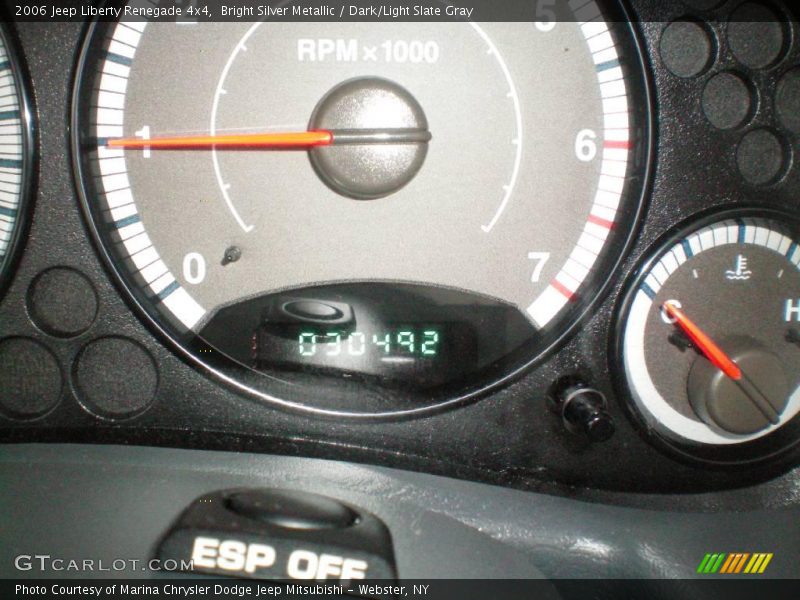 Bright Silver Metallic / Dark/Light Slate Gray 2006 Jeep Liberty Renegade 4x4