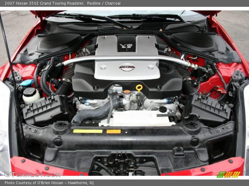 Redline / Charcoal 2007 Nissan 350Z Grand Touring Roadster