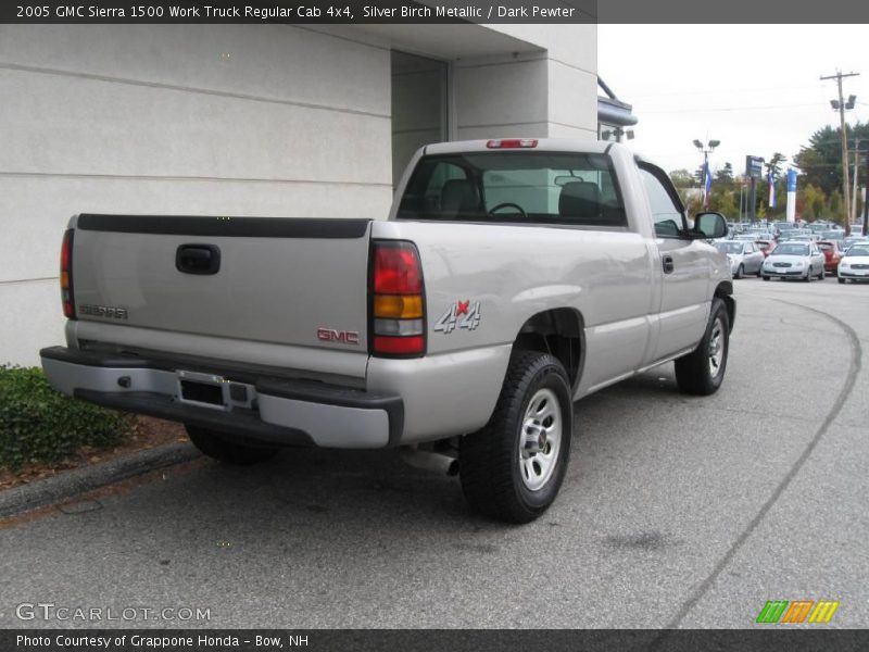 Silver Birch Metallic / Dark Pewter 2005 GMC Sierra 1500 Work Truck Regular Cab 4x4