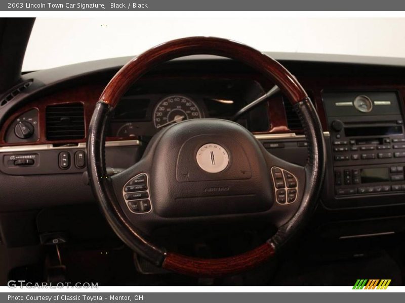 Black / Black 2003 Lincoln Town Car Signature