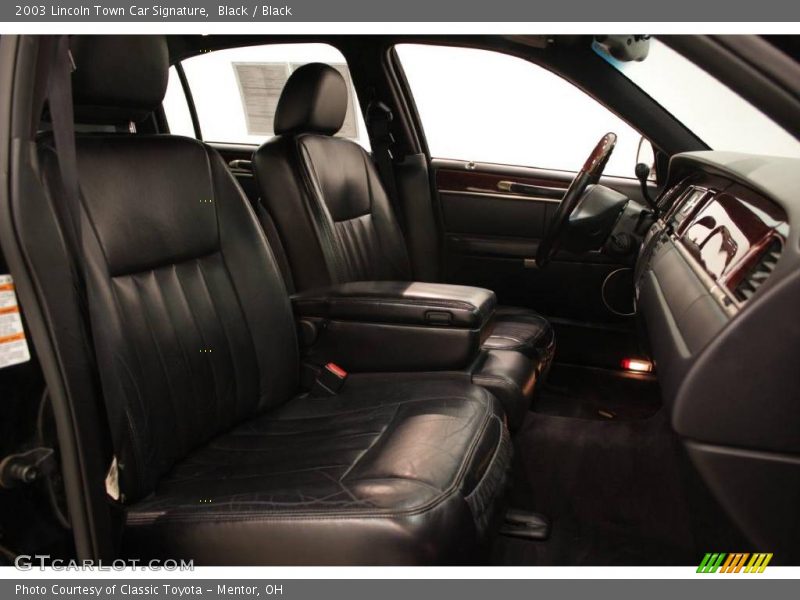 Black / Black 2003 Lincoln Town Car Signature