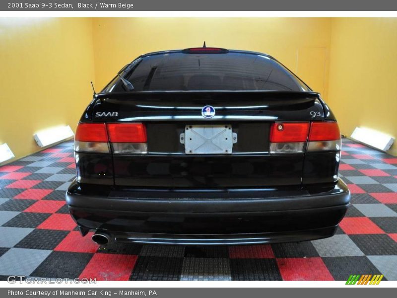 Black / Warm Beige 2001 Saab 9-3 Sedan